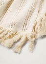 Mango - Light Beige Long Openwork Caftan, Women Mango - Light Beige Long Openwork Caftan, Women