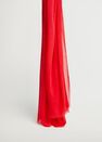Mango - Red Frayed edge scarf Mango - Red Frayed edge scarf