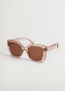 Mango - lt-pastel pink Clear frame sunglasses, Women Mango - lt-pastel pink Clear frame sunglasses, Women