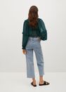 Mango - green Flowy ruffle blouse Mango - green Flowy ruffle blouse