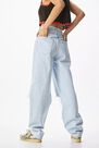 Urban Outfitters - Denim Light Blue BDG Ripped High-Waisted Boyfriend Jeans, Women Urban Outfitters - Denim Light Blue BDG Ripped High-Waisted Boyfriend Jeans, Women