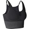 DOMYOS - Extra Small Seamless Long Dynamic Yoga Sports Bra, Black DOMYOS - Extra Small Seamless Long Dynamic Yoga Sports Bra, Black