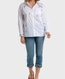 Punt Roma - White Printed Shirt Punt Roma - White Printed Shirt