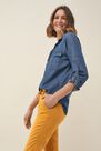 Salsa Jeans - Blue Regular fit antibacterial shirt Salsa Jeans - Blue Regular fit antibacterial shirt