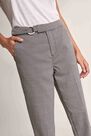 Salsa Jeans - Black Houndstooth trousers with buckle Salsa Jeans - Black Houndstooth trousers with buckle