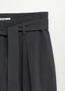 Mango - Charcoal Belt Crop Trousers Mango - Charcoal Belt Crop Trousers