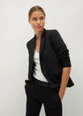 Mango - black Belt suit trousers Mango - black Belt suit trousers