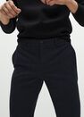 Mango - grey Slim-fit cotton trousers Mango - grey Slim-fit cotton trousers