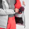 WEDZE - L Women's Freeride Ski Jacket Fr100 - Light Grey WEDZE - L Women's Freeride Ski Jacket Fr100 - Light Grey