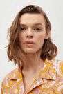 Mango - Yellow Printed Cotton Shirt, Women Mango - Yellow Printed Cotton Shirt, Women