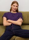 Mango - navy Knot organic cotton T-shirt Mango - navy Knot organic cotton T-shirt
