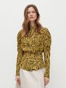Reserved - Patterned blouse with puff sleeves - Multicolor Reserved - Patterned blouse with puff sleeves - Multicolor