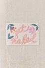 Urban Outfitters - White Get Naked Floral Bath Mat Urban Outfitters - White Get Naked Floral Bath Mat