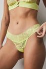 Urban Outfitters - Moss Out From Under Zoe Lace Trim Thong Urban Outfitters - Moss Out From Under Zoe Lace Trim Thong