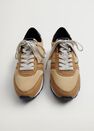 Mango - Dark Yellow Platform Lace-Up Sneakers Mango - Dark Yellow Platform Lace-Up Sneakers