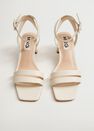 Mango - natural white Heel strips sandals Mango - natural white Heel strips sandals