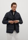 Mango - navy Waterproof feather down coat Mango - navy Waterproof feather down coat