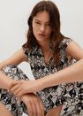 Mango - Black Cotton Print Jumpsuit, Women Mango - Black Cotton Print Jumpsuit, Women