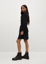 Mango - black Wrap neckline dress Mango - black Wrap neckline dress