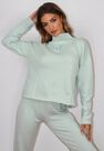 Missguided - Mint Co Ord Msgd High Neck Oversized Knitted Jumper Missguided - Mint Co Ord Msgd High Neck Oversized Knitted Jumper