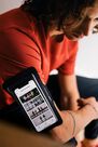 KALENJI - Large Smartphone Running Armband - Zinc Grey KALENJI - Large Smartphone Running Armband - Zinc Grey