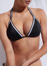 Calzedonia - BLACK/WHITE Padded Triangle Bikini Top Lanzarote Calzedonia - BLACK/WHITE Padded Triangle Bikini Top Lanzarote