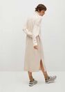 Mango - light beige Knitted turtleneck dress Mango - light beige Knitted turtleneck dress