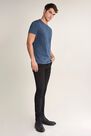 Salsa Jeans - Blue T-shirt with plant dye and pocket Salsa Jeans - Blue T-shirt with plant dye and pocket