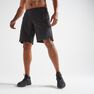 DOMYOS - Medium FST 500 Cardio Fitness Shorts AOP, Black DOMYOS - Medium FST 500 Cardio Fitness Shorts AOP, Black