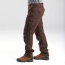 QUECHUA - Travel100 warm men's trekking pants - brown, W44 L34 QUECHUA - Travel100 warm men's trekking pants - brown, W44 L34