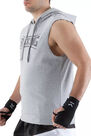 DOMYOS - Boxing hooded tank top - grey DOMYOS - Boxing hooded tank top - grey