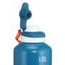 QUECHUA - Unique Size 500 Quick-Opening Aluminium 1.L Hiking Flask, Dark Blue QUECHUA - Unique Size 500 Quick-Opening Aluminium 1.L Hiking Flask, Dark Blue