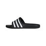 Adidas - Black Adilette Aqua Shoes, Men Adidas - Black Adilette Aqua Shoes, Men