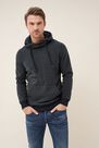 Salsa Jeans - Gray Sweater with drawstring collar Salsa Jeans - Gray Sweater with drawstring collar