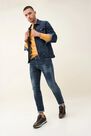 Salsa Jeans - Yellow Cotton sweater with print Salsa Jeans - Yellow Cotton sweater with print