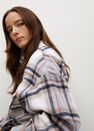 Mango - light beige Oversized check overshirt Mango - light beige Oversized check overshirt