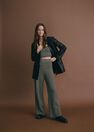 Mango - medium green Printed straight trousers Mango - medium green Printed straight trousers