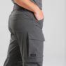 FORCLAZ - W30 L33 Men's trekking convertible travel trousers - TRAVEL 500 CONVERT, Carbon Grey FORCLAZ - W30 L33 Men's trekking convertible travel trousers - TRAVEL 500 CONVERT, Carbon Grey