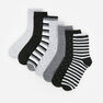 Reserved - Kids’ Organic Cotton Rich Socks 7 Pack - Light Grey Reserved - Kids’ Organic Cotton Rich Socks 7 Pack - Light Grey