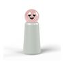 LUND LONDON - Lund London Skittle Bottle Mini Light Grey And Pink Heart 300ML LUND LONDON - Lund London Skittle Bottle Mini Light Grey And Pink Heart 300ML