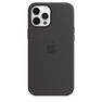 APPLE - Apple Silicone Case Black with MagSafe for iPhone 12 Pro Max APPLE - Apple Silicone Case Black with MagSafe for iPhone 12 Pro Max