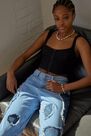 Urban Outfitters - BLK UO Estella Textured Top Urban Outfitters - BLK UO Estella Textured Top