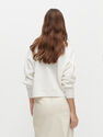 Reserved - Button down cropped jumper - Ivory Reserved - Button down cropped jumper - Ivory