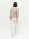 Reserved - Beige Cropped Cardigan With Pockets, Women Reserved - Beige Cropped Cardigan With Pockets, Women