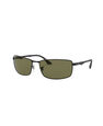RAY-BAN - Black Rectangle RB3498 RAY-BAN - Black Rectangle RB3498