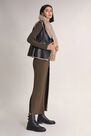 Salsa Jeans - Green Knitted dress with belt Salsa Jeans - Green Knitted dress with belt