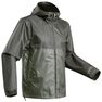 QUECHUA - Medium Men's country walking rain coat - NH100 Raincut Full Zip, Dark Petrol Blue QUECHUA - Medium Men's country walking rain coat - NH100 Raincut Full Zip, Dark Petrol Blue