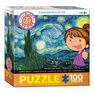 EUROGRAPHICS - Eurographics Starry Night By Vincent Van Gogh 100Pcs Kids Puzzle EUROGRAPHICS - Eurographics Starry Night By Vincent Van Gogh 100Pcs Kids Puzzle