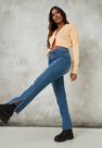 Missguided - Peach Basic Knit Crop Cardigan Missguided - Peach Basic Knit Crop Cardigan