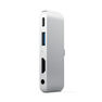 SATECHI - Satechi Hub Type-C Mobile Pro Hub for iPad & Type-C Smartphones/Tablets Silver SATECHI - Satechi Hub Type-C Mobile Pro Hub for iPad & Type-C Smartphones/Tablets Silver
